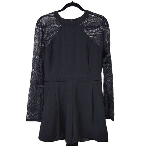 Adelyn rae long sleeve romper - Picture 1 of 14